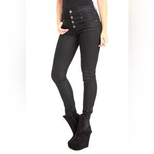 Like new! Judy Blue | size 27/5 | high waisted charcoal black skinny jeans